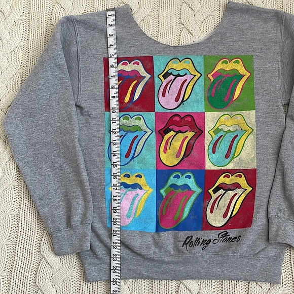 The Rolling Stones Pop Art Graphic Sweatshirt - Picture 4 of 6